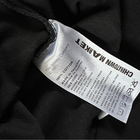 Chinatown Market Mens Smiley Brain on Fried Tee 'Black' Large NWT - Picture 4 of 6